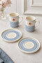 Tabak Evi Porcelain Meltem Coffee Cup Set 80Cc 4 Pieces for 2 People - 2