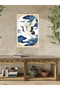 Rectangular Crane Patterned, Glass, Wall Sticker, 45X70Cm - 3
