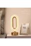 Oval Artistic Crystal LED Rechargeable Table Lamp – 3-Level Adjustable Warm/Natural/Cool Light - 5