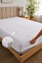 Soft-Silent Bamboo Fabric Liquid-Proof Fitted Mattress Protector Mattress Protector - 3