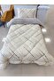 Single Double-Sided Luxury Welsoft Elite Quilt Soft Fleece Quilt and Pillowcase Reflection Cream - 6