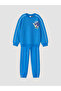Blue Sonic Printed Boys' Tracksuit Set