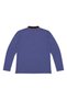 Men's Large Size Indigo Fs 100% Cotton Polo Collar Long Sleeve T-Shirt 3Xl-4Xl-5Xl-6Xl - 5
