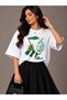 Saudi Arabia National Day Women's Oversize T-Shirt 100% Cotton White T-Shirt - 3