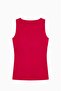 Red Poll Thick Strap U-Neck Undershirt - 2