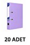 20 Narrow Plastic Folders A4 Folders