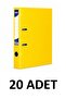 20 Narrow Plastic Folders A4 Folders