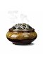 Ceramic Incense Burner, Decorative Holder for Coils & Cones and Tablets with Incense Holder, With Ash Catcher for Home Fragrance, Bakhoor, Meditation & Aromatherapy - 3