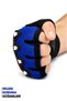 M Size Cut-Out Half Fitness Gym Weight Lifting Sports Gloves Unisex Cycling Gloves Blue 115 - 3
