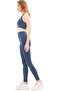 Soft Textured, Flexible Support Yoga, Running, Sports and Everyday Athlete Bra Helenie - 5