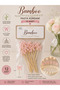 Bamboo Pink Bow Toothpicks 12 Pieces - 2