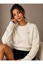 Women's Soft Sweater with Beard Brooch Detail