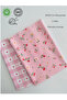 2 Pieces, Width 50 Cm, Pink Heart, Floral Bag, Wallet, Cotton Fabric for Hobby Projects