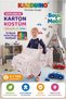 Wearable Cardboard Car Costume Boyo Mobile - Children's Car Coloring Model (Pastel Paint Gift)