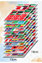 Waterproof World Countries Flag Sticker Set 194 Countries 216 Pp Stickers 4X3 cm Sticker - 2