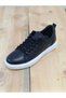 Summer Men's Sporty Shoes Genuine Inner Outer Leather Faylon Sole Laced and Orthopedic