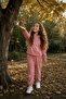 Girl's 3 Thread Printed Tracksuit Set, Can Choose 1 Size Larger - 2