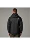 Quest Insulated Black Hooded Collar Men's Coat - 3