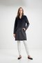 Women's Side Pocket Patterned Cardigan Gray