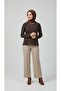 Women's Stone and Embroidered Seasonal Bluse with Collar and Hem - 3