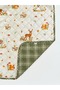 Mixed Checkered and Patterned Double Bedspread (W6) - 2