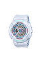 Women's Analog Digital White Dial Watch - BA-110MC-7ADR