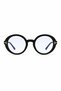 Blue Block Women's Buckle New Season Blue Light Protection Glasses Black Frame - 3