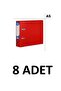 8 Pieces Telegraph A5 Plastic Folder Wide Telegraph Folder