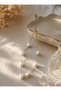 Real Pearl Anklet with Steel Chain a Quality Plus Adjustable Women's Anklet - 2