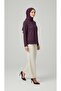 Women's Stone and Embroidered Seasonal Bluse with Collar and Hem