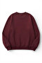 Unisex Soft Textured Keep Flying Printed Design Oversize 3 Thread Crew Neck Sweatshirt - 2