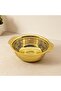 Stainless Steel Strainer 23 cm - with Basket and Gold Handle