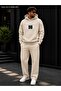 Men's Brooklyn 98 Printed Tracksuit Set / Hooded Sweatshirt with Kangaroo Pocket and Straight Leg Bottom