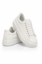 Rodas Connected Women's Genuine Leather Sports Shoes White Skin - 2