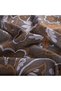 Smoked Gray Palace Ivy Patterned Tencel Shawl - 4