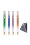 50-Pack Fountain Pen Ink Cartridges Set for Fountain Pen Fine Nib, Smooth Writing Calligraphy Pens for Men & Women, Executive Office Supplies (Ink Catridges, Black) - 4