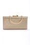 Women's Pointed Toe Short Heeled Evening Dress Shoes and Bag Set - 3