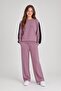 Gül Kurusu Girl's Sequin Written Crew Neck Tracksuit Set 24833 - 3