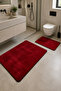 Luxury Soft Textured 2-Piece Toilet Seat Set (60X100 - 50X80) - 5