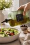 750 ml Glass Oil Dispenser Soap Dispenser Set – Glass Bottle with 2 Different Heads - Green - 3
