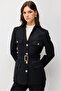 Beli Belted Jacket with Flap Pockets 4145