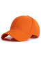 Solid Color Orange Gabardine Men's Hat - 2