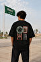 Saudi Arabia National Day Men's T-Shirt 100% Cotton Premium Fabric Oversize T-Shirt Comfortable Fit