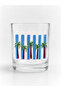 كوب زجاجي نخل خطوط سعة 330مل - 5