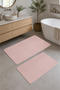 Luxury Soft Textured 2-Piece Toilet Seat Set (60X100 - 50X80) - 5