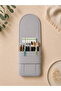 Multi-Compartment Gray Organizer Pencil Bag – Canvas Desk Organizer