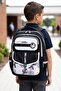 Astronaut Detailed Reflective Multi-Compartment Quality Fabric School Backpack - 2