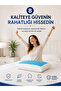 Special Cooling Gel Pillow Genuine Cooling Anti-Sweat Orthopedic Visco Neck Support Pillow Ecru - 7