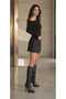 Asymmetric Collar One-Shoulder Open Modal Cotton Blouse with Ruffle Detail - 4