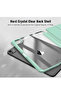 Protective Case for Apple iPad Pro 13-inch (M4 2024 / M5 2025) – Crystal Clear PC Back, Trifold Stand Smart Cover with Built-In Apple Pencil Pro Slot & Wireless Charging Support, Auto Wake/Sleep - 3